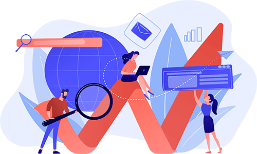 Ilustración de newsletter de Ding